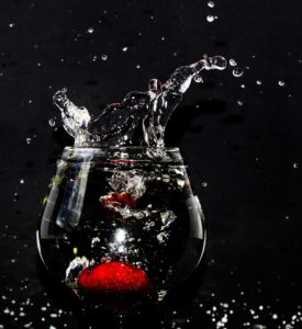 Water splashing - the importance of drinking water